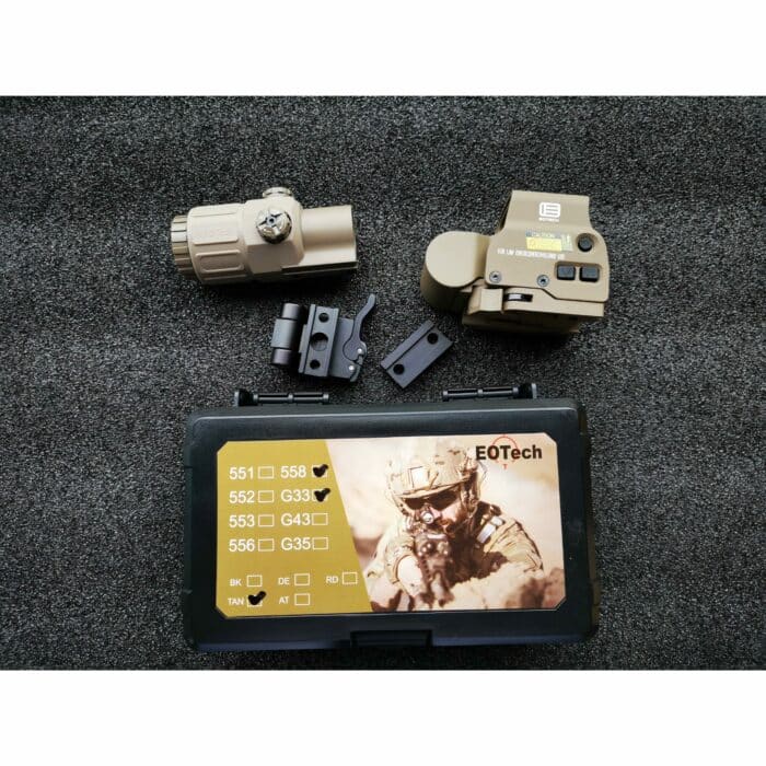 558 SCOPE With MAGNIFIER G33 Set (Colour: Tan) - iHobby Online