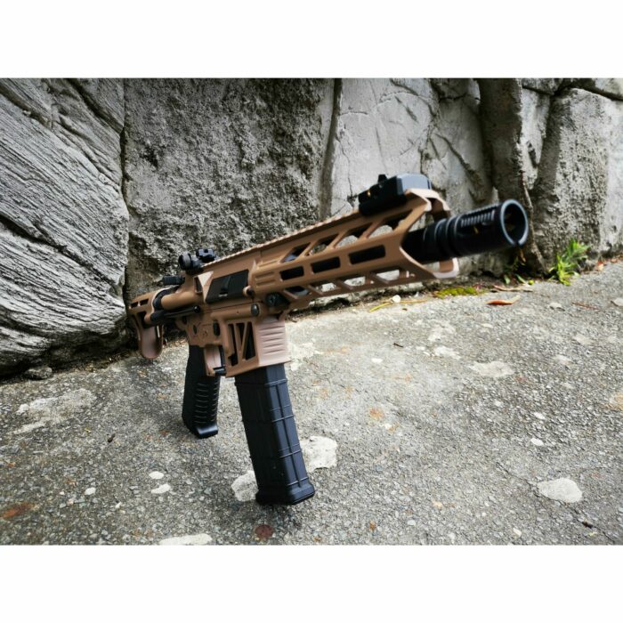 IHOBBY CQB T6 Full Metal CNC Custom MOSFET Gel Blaster (Colour: Tan) - iHobby Online