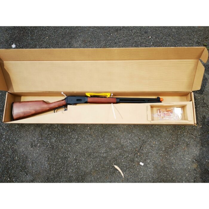 DOUBLE BELL WINCHESTER M1894 CO2 GAS POWERED GEL BLASTER REAL WOOD VERSION - iHobby Online