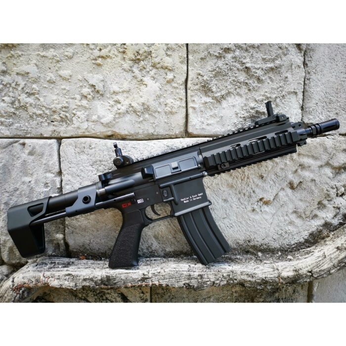 DOUBLE BELL HK416C Real Engraved Metal Electric Gel Blaster Black - iHobby Online