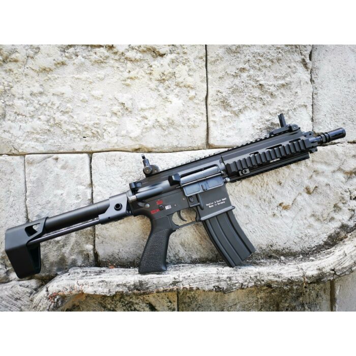 DOUBLE BELL HK416C Real Engraved Metal Electric Gel Blaster Black - iHobby Online