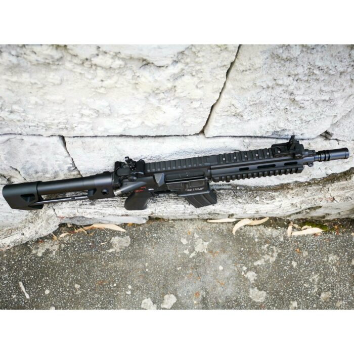DOUBLE BELL HK416C Real Engraved Metal Electric Gel Blaster Black - iHobby Online