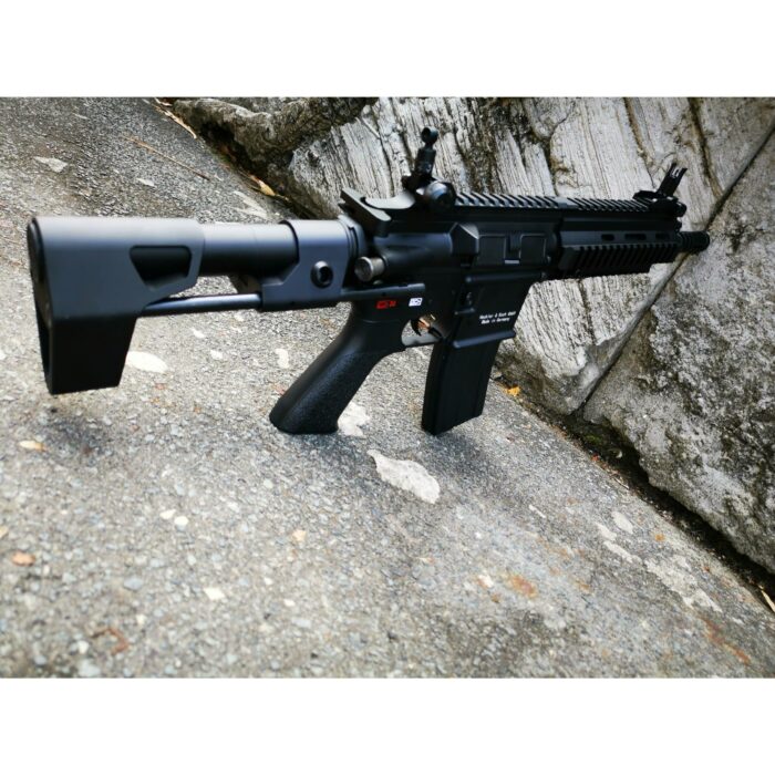 DOUBLE BELL HK416C Real Engraved Metal Electric Gel Blaster Black - iHobby Online