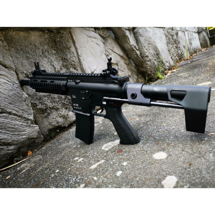 DOUBLE BELL HK416C Real Engraved Metal Electric Gel Blaster Black - iHobby Online