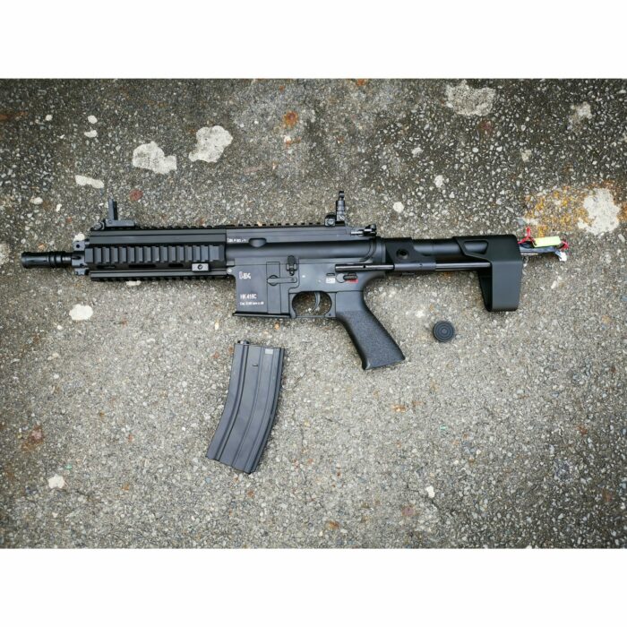 DOUBLE BELL HK416C Real Engraved Metal Electric Gel Blaster Black - iHobby Online