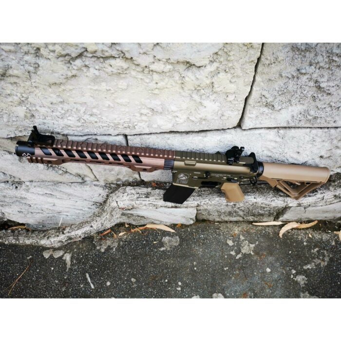 DOUBLE BELL M4 12" Handguard metal gel blaster AEG (Colour: Tan) - iHobby Online