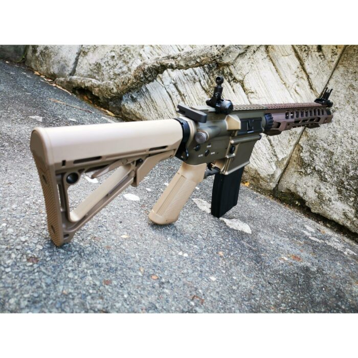 DOUBLE BELL M4 12" Handguard metal gel blaster AEG (Colour: Tan) - iHobby Online