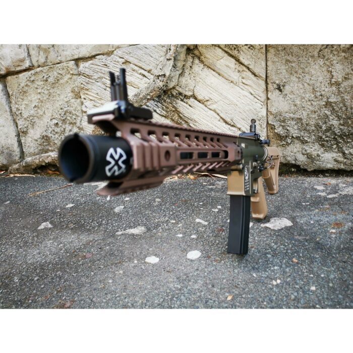 DOUBLE BELL M4 12" Handguard metal gel blaster AEG (Colour: Tan) - iHobby Online