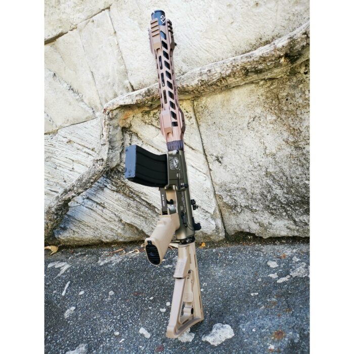 DOUBLE BELL M4 12" Handguard metal gel blaster AEG (Colour: Tan) - iHobby Online