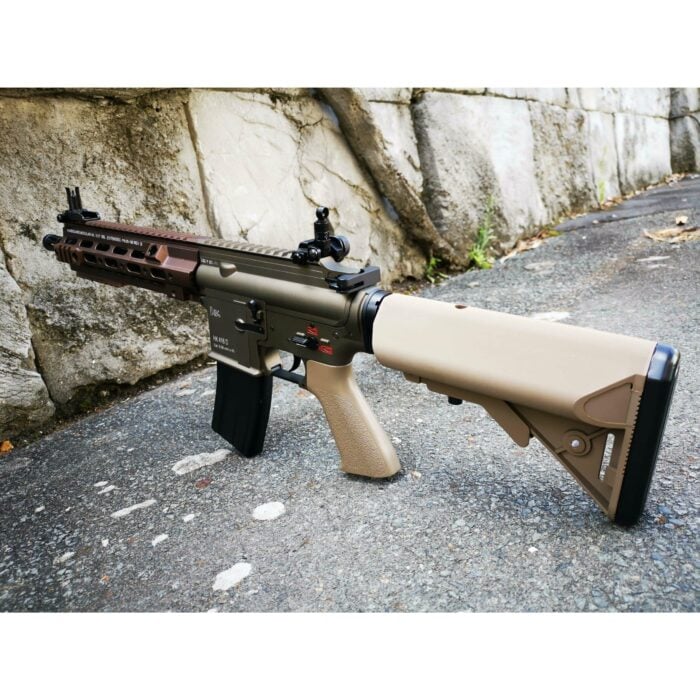 DOUBLE BELL HK416 GEISSELE Type 10.5 inch SMR Hand Guard Metal Electric Gel Blaster (Tan) - iHobby Online