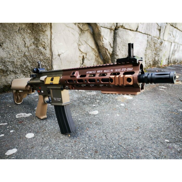 DOUBLE BELL HK416 GEISSELE Type 10.5 inch SMR Hand Guard Metal Electric Gel Blaster (Tan) - iHobby Online