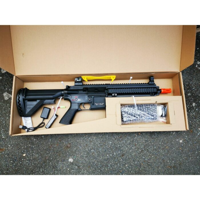 DOUBLE BELL HK416D Real Engraved Metal Electric Gel Blaster Black - iHobby Online