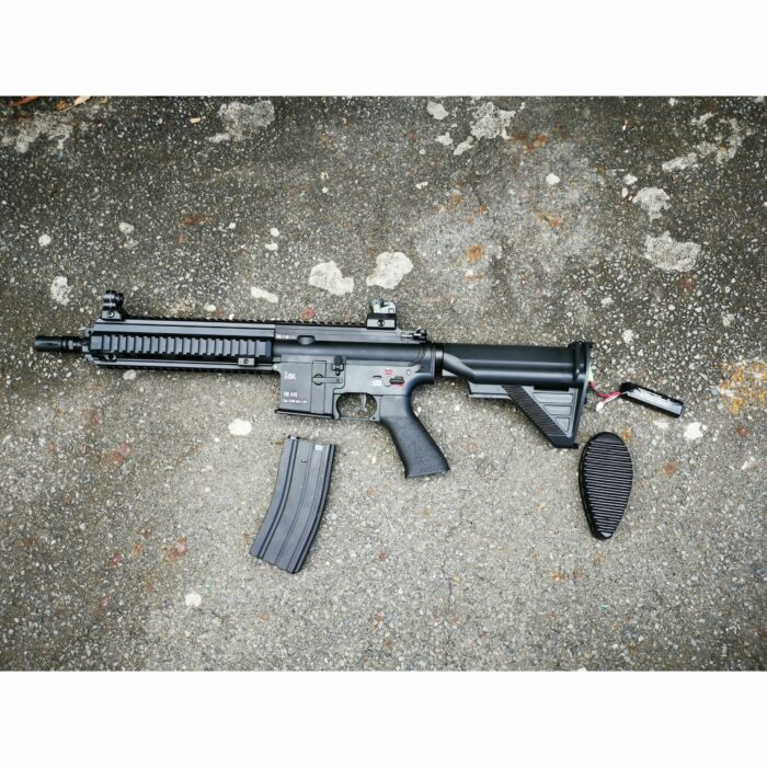 DOUBLE BELL HK416D Real Engraved Metal Electric Gel Blaster Black - iHobby Online