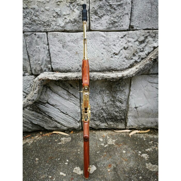 DOUBLE BELL GOLDED AK-47 METAL GEL BLASTER REAL WOOD CLASSIC VERSION - iHobby Online