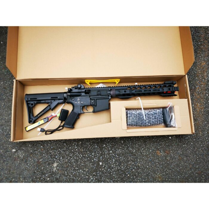 DOUBLE BELL M4 12" Handguard metal gel blaster AEG (Colour: Black) - iHobby Online