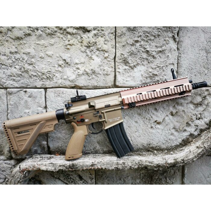 DOUBLE BELL HK416 A5 gel blaster AEG (Colour: Tan) - iHobby Online