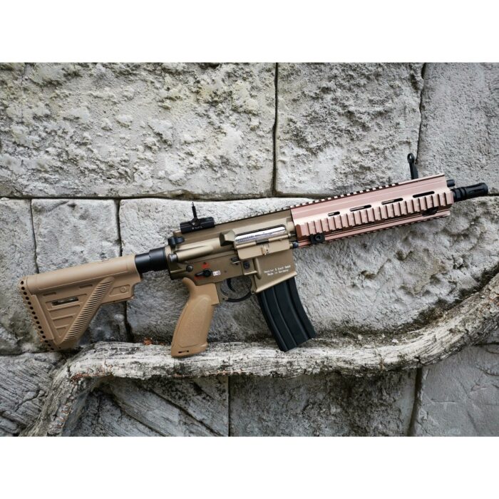 DOUBLE BELL HK416 A5 gel blaster AEG (Colour: Tan) - iHobby Online