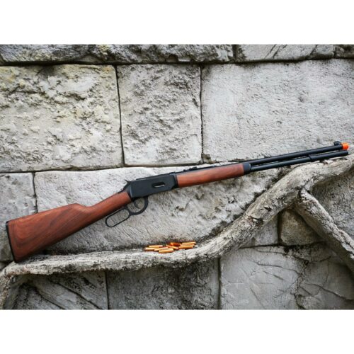 DOUBLE BELL WINCHESTER M1894 CO2 GAS POWERED GEL BLASTER IMITATED WOOD VERSION - iHobby Online