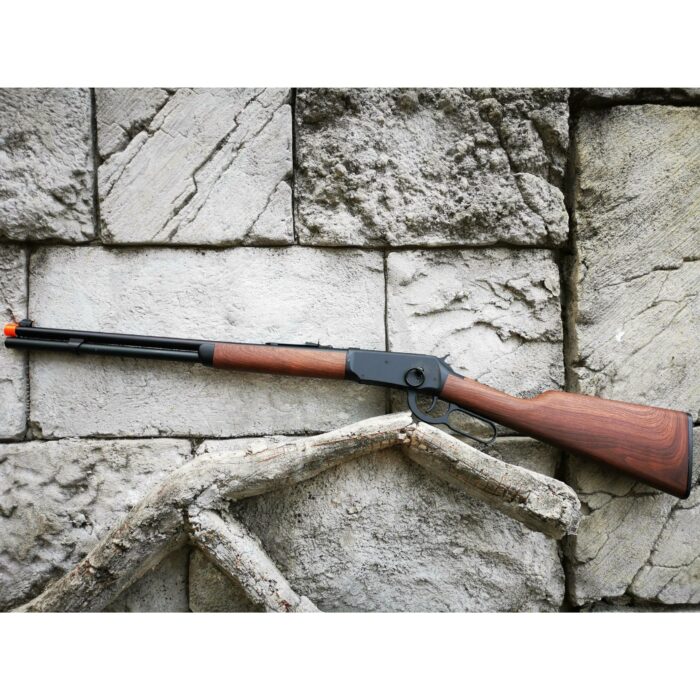 DOUBLE BELL WINCHESTER M1894 CO2 GAS POWERED GEL BLASTER IMITATED WOOD VERSION - iHobby Online