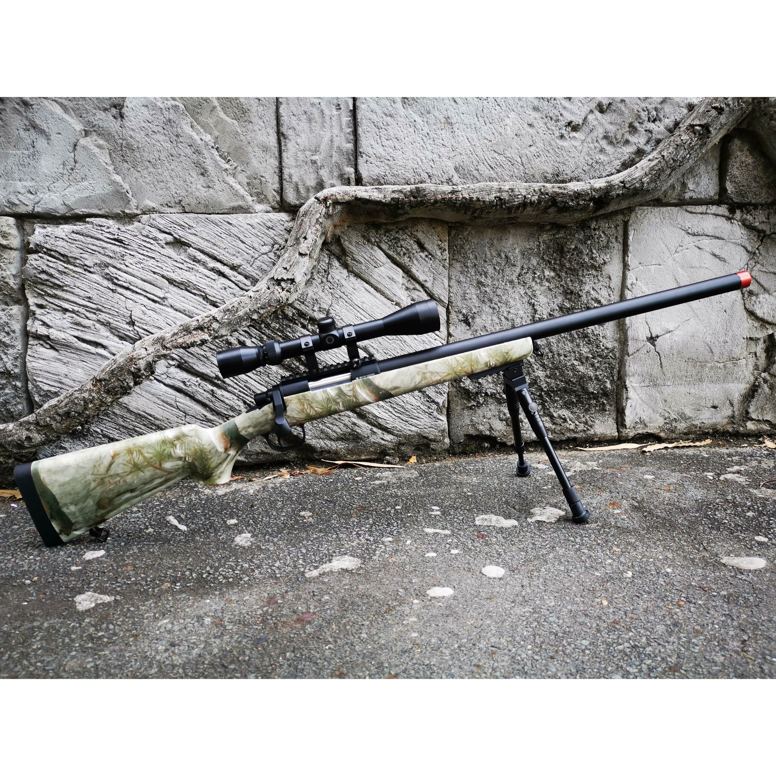 DOUBLE BELL VSR-10 Spring Bolt Action gel blaster spring powered Camo version With Metal Scope - iHobby Online