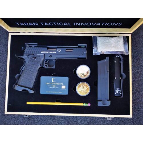 GOLDEN EAGLE 2011 TTI Style JW John Wick Pistol With Wood Case Hi-Capa GBB Gel Blaster - iHobby Online