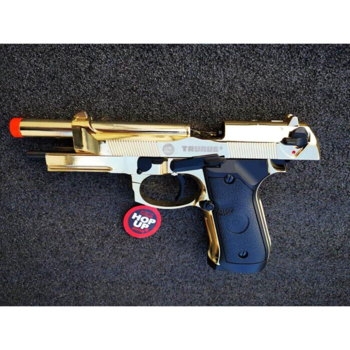 DOUBLE BELL Beretta M92 A1 M9 Gel blaster Gas POWERED Blowback (Golden Chrome) - iHobby Online