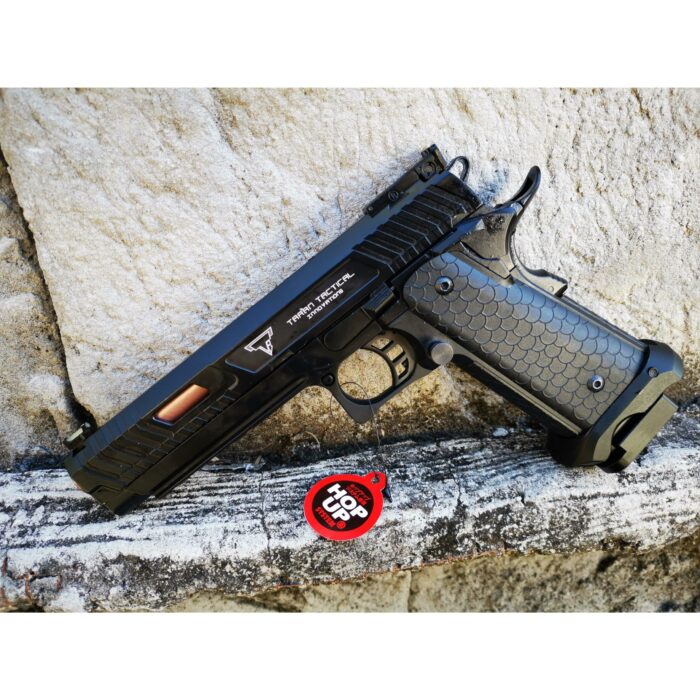 Double Bell 2011 TTI Style JW John Wick Pistol With Wood Case Hi-Capa GBB Gel Blaster - iHobby Online