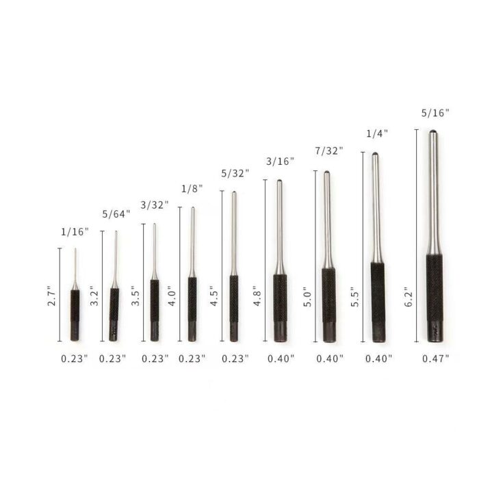Roll Pin Punch Set Perfect Tool For Gunsmith, Jewelers, Watchmakers. Engineers, Carpenters - iHobby Online