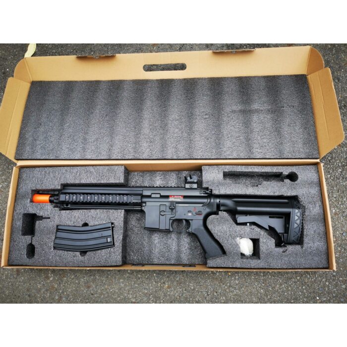 Golden Eagle FB6621 HK416D Real Engraved Metal Electric Gel Blaster Black - iHobby Online