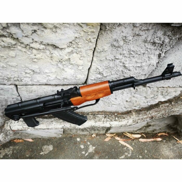 AKS 47 GREEN GAS POWERED GEL BLASTER Wood Style GBB - iHobby Online