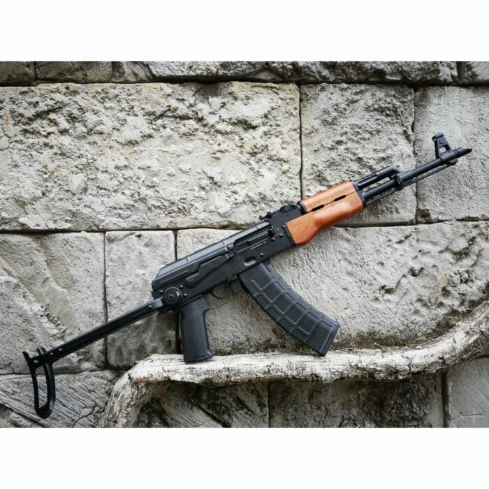 AKS 47 GREEN GAS POWERED GEL BLASTER Wood Style GBB - iHobby Online