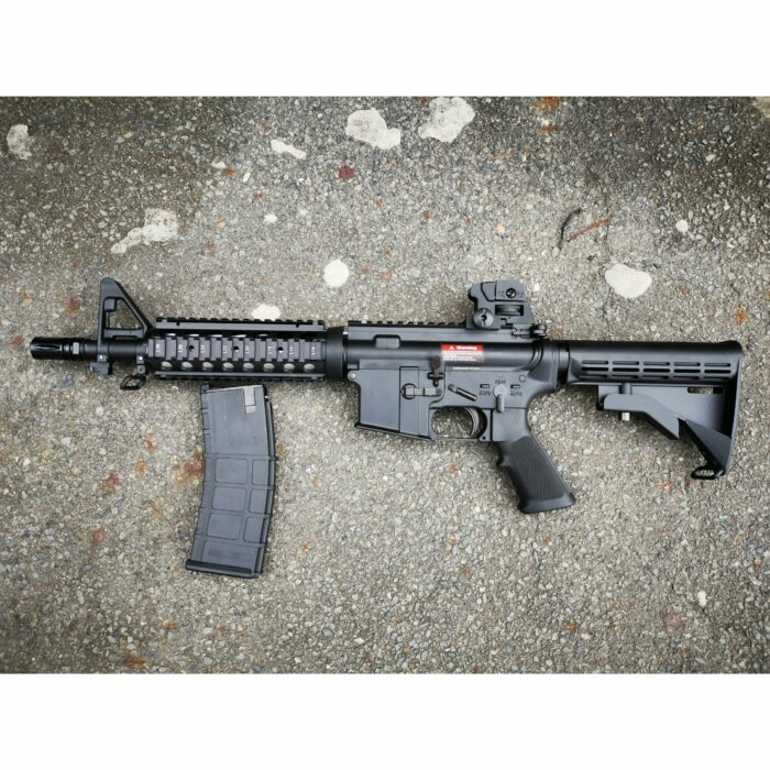 GOLDEN EAGLE MC6624M M4 CQB FULL METAL GAS POWERED GEL BLASTER GREEN GAS BLOWBACK RIFLE (Colour: Black) - Image 10