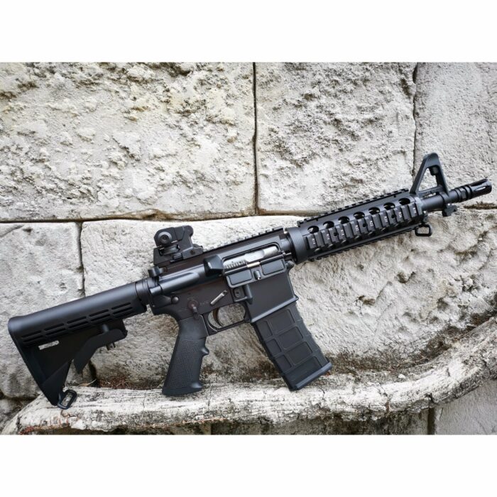 GOLDEN EAGLE MC6624M M4 CQB FULL METAL GAS POWERED GEL BLASTER GREEN GAS BLOWBACK RIFLE (Colour: Black) - Image 2