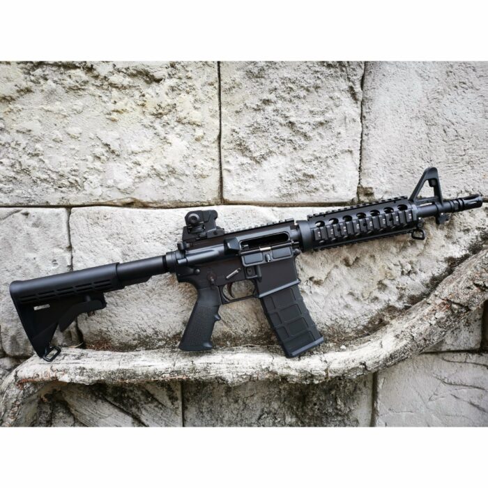 GOLDEN EAGLE MC6624M M4 CQB FULL METAL GAS POWERED GEL BLASTER GREEN GAS BLOWBACK RIFLE (Colour: Black) - Image 3