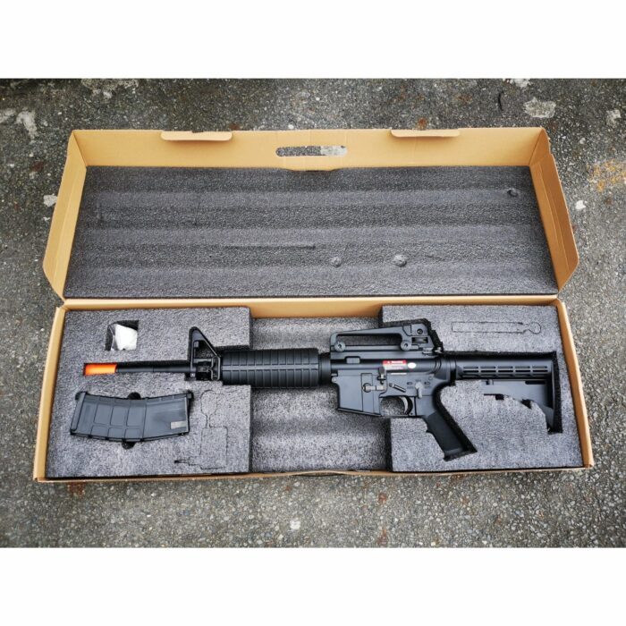 GOLDEN EAGLE MC6604M M4A1 FULL METAL GAS POWERED GEL BLASTER GREEN GAS BLOWBACK RIFLE (Colour: Black) - Image 8