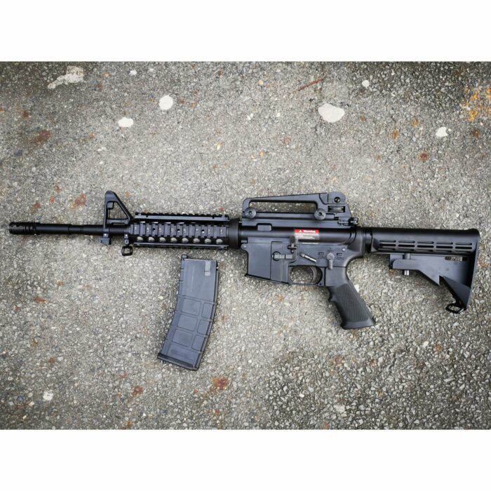 GOLDEN EAGLE MC6604RISM M4A1 FULL METAL GAS POWERED GEL BLASTER GREEN GAS BLOWBACK RIFLE (Colour: Black) - Image 9