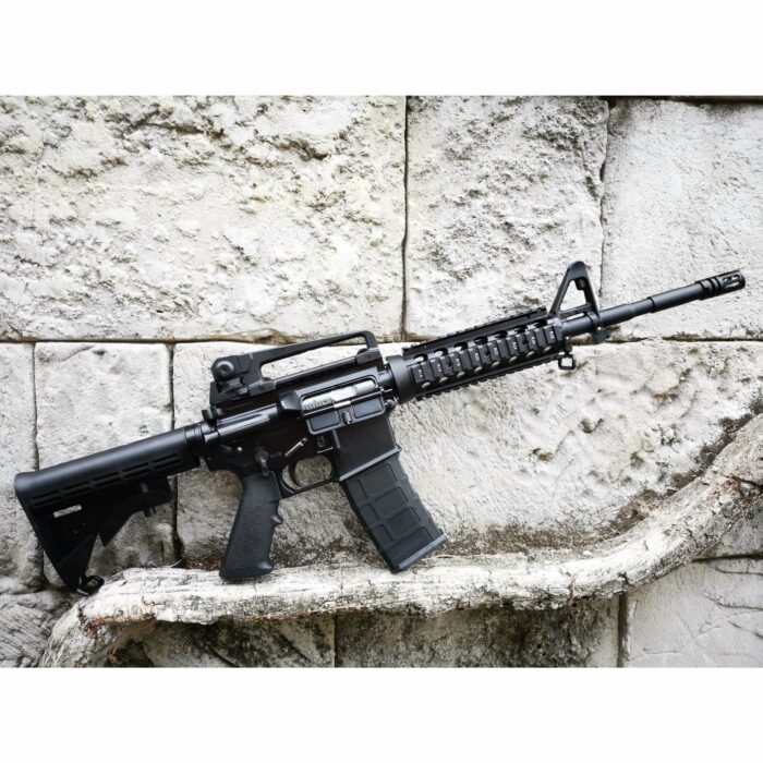 GOLDEN EAGLE MC6604RISM M4A1 FULL METAL GAS POWERED GEL BLASTER GREEN GAS BLOWBACK RIFLE (Colour: Black)