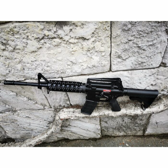 GOLDEN EAGLE MC6604RISM M4A1 FULL METAL GAS POWERED GEL BLASTER GREEN GAS BLOWBACK RIFLE (Colour: Black) - Image 3