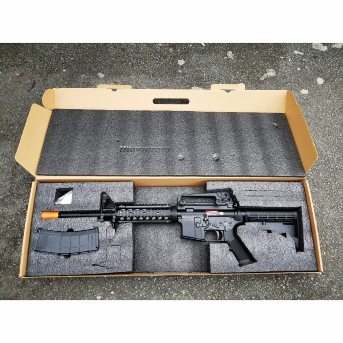 GOLDEN EAGLE MC6604RISM M4A1 FULL METAL GAS POWERED GEL BLASTER GREEN GAS BLOWBACK RIFLE (Colour: Black) - Image 10