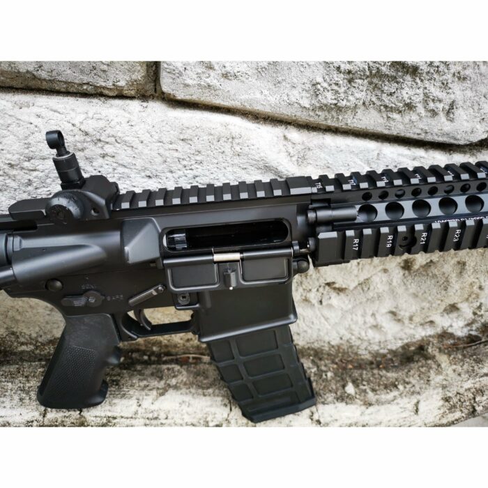 GOLDEN EAGLE MC6593M MK18 MOD1 FULL METAL GEL BLASTER GREEN GAS POWERED GAS BLOWBACK RIFLE (Colour: Black) - Image 6