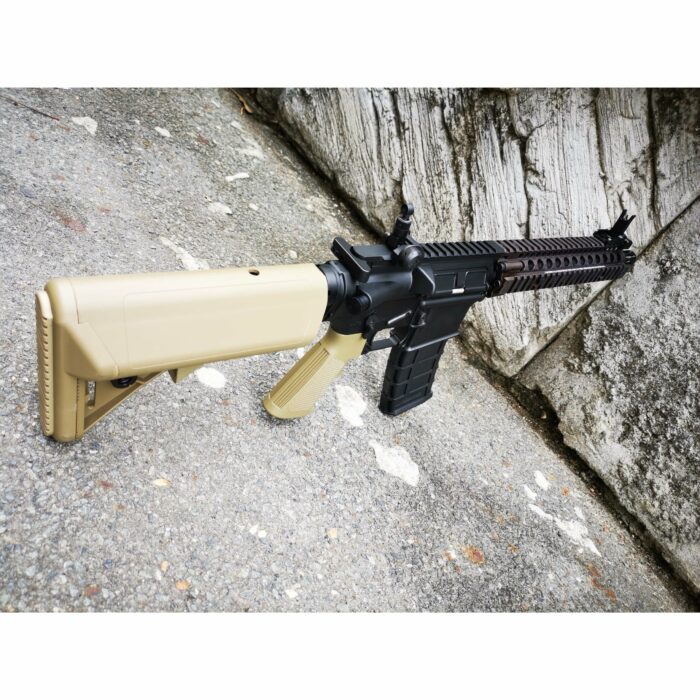 GOLDEN EAGLE MC6593MT-T MK18 MOD1 FULL METAL GEL BLASTER GREEN GAS POWERED GAS BLOWBACK RIFLE (Colour: TAN) - Image 12