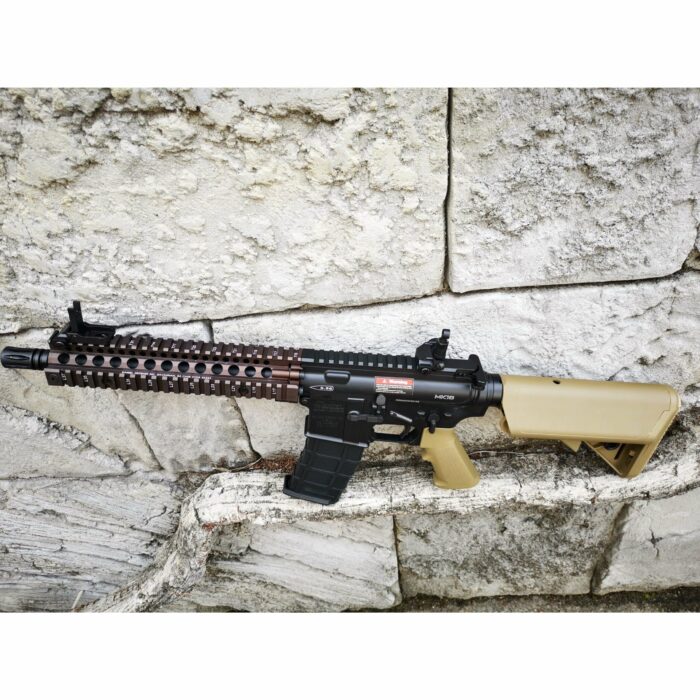 GOLDEN EAGLE MC6593MT-T MK18 MOD1 FULL METAL GEL BLASTER GREEN GAS POWERED GAS BLOWBACK RIFLE (Colour: TAN) - Image 8
