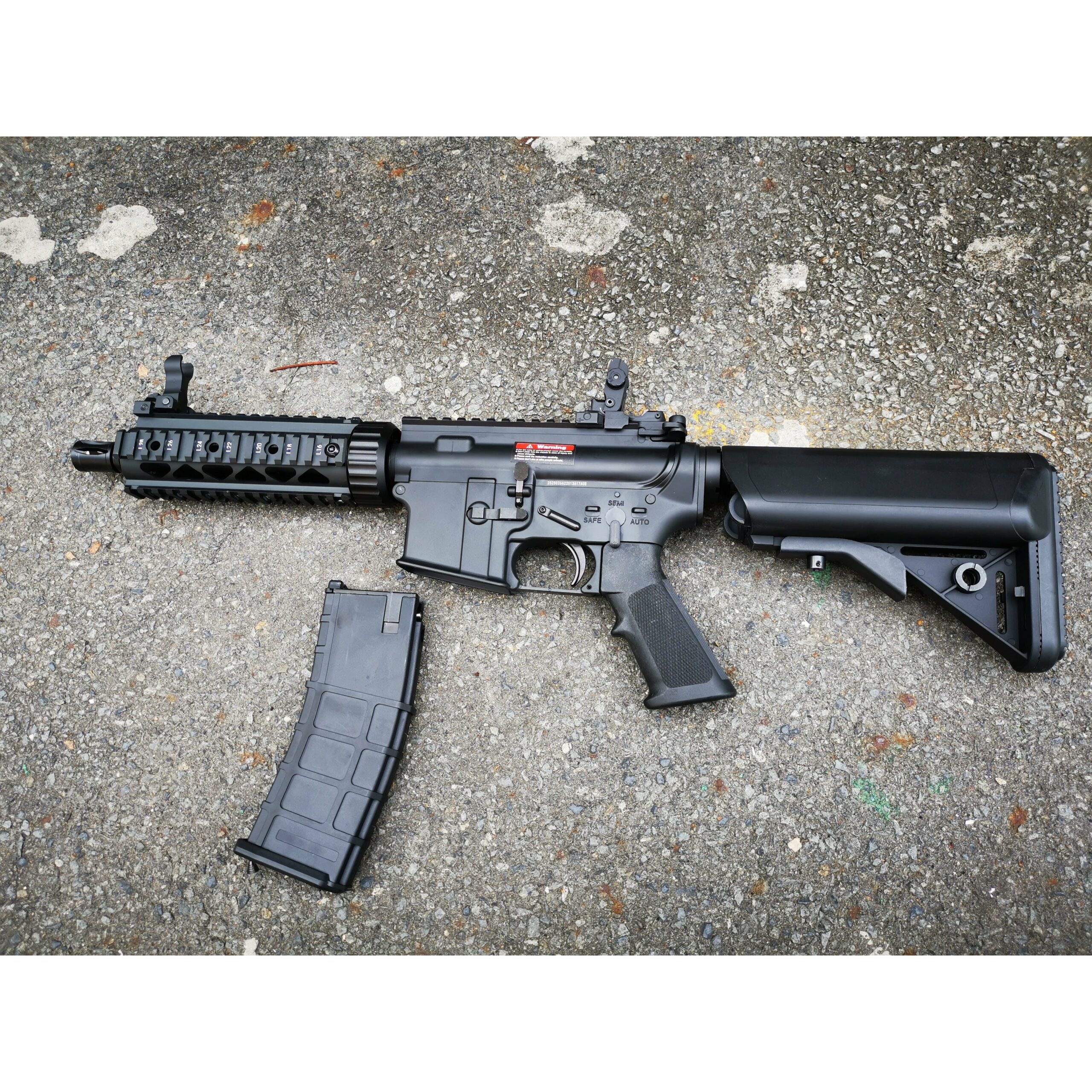 GOLDEN EAGLE MC6625M M4 CQB FULL METAL GAS POWERED GEL