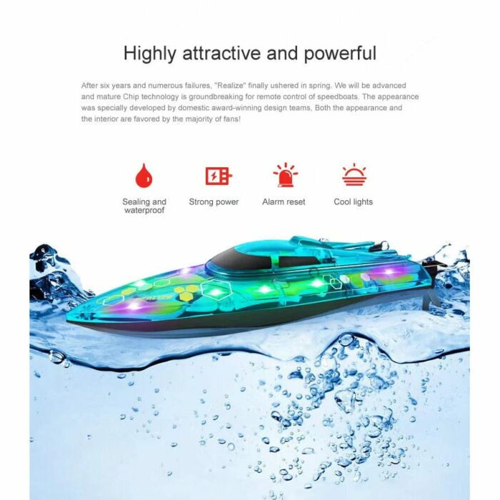 RC Boat Skytech H155 2.4G Radio Controlled Watercooled High Speed Racing Boat - Image 6