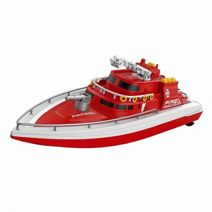 RC Boat Skytech H160 2.4G Radio Controlled Fire Rescue Boat With Water Cannon - Image 2