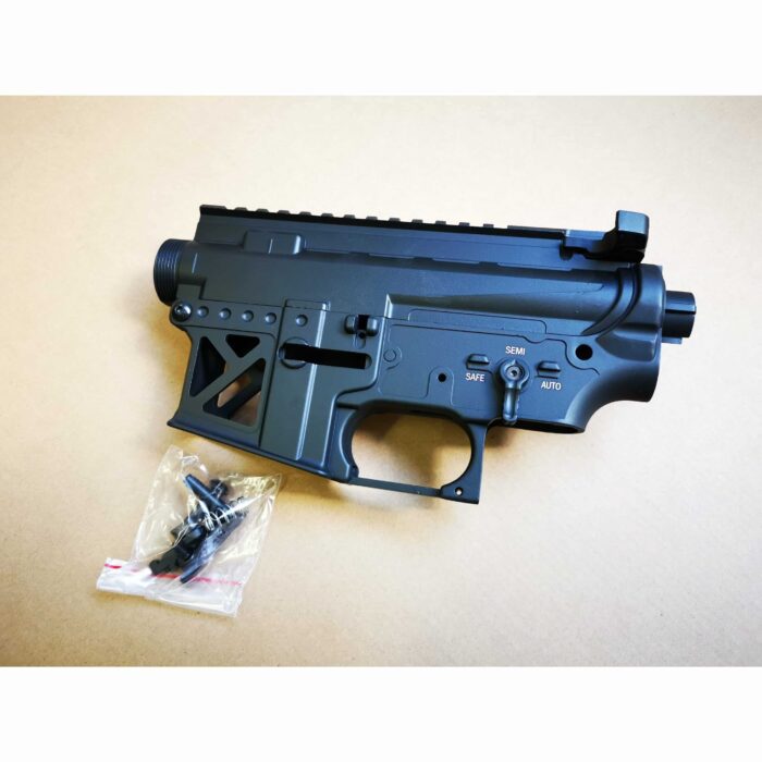 Full Metal M4 CNC Receiver Metal Body Gel Blaster Part (Colour: Black)