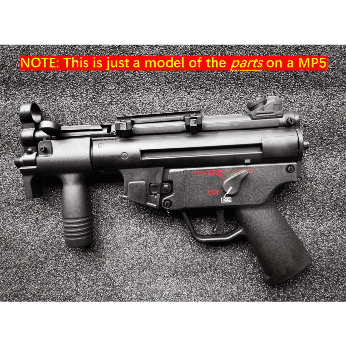 Metal MP5 Rise Rail Gel Blaster Parts 20mm Rail - iHobby Online