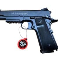 DOUBLE BELL 739 COLT USMC GOVERNMENT MODEL Gel blaster Gas POWERED Blowback (Black)