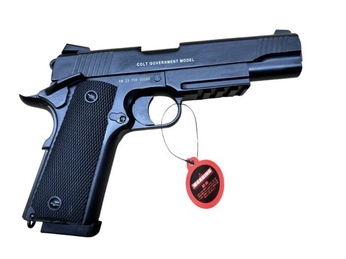 DOUBLE BELL 739 COLT USMC GOVERNMENT MODEL Gel blaster Gas POWERED Blowback (Black) - Image 5