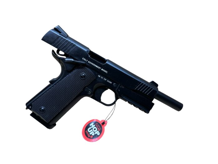 DOUBLE BELL 739 COLT USMC GOVERNMENT MODEL Gel blaster Gas POWERED Blowback (Black) - Image 4